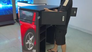 creatieve AVOE LED-videomuur DJ-booth LED-videoscherm