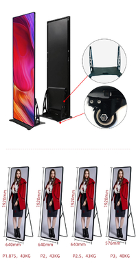 Ultra Thin Light Control Poster Led Display P2.5 3840hz For Exhibition