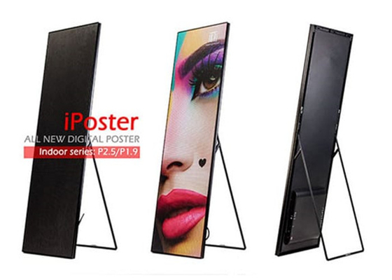 Front Service P2.5 Poster LED Display GOB LED Screen Poster For Shopping Malls