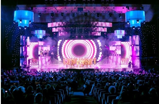 P3.91 6000nit Stage Background LED Screen Full Color For Concert